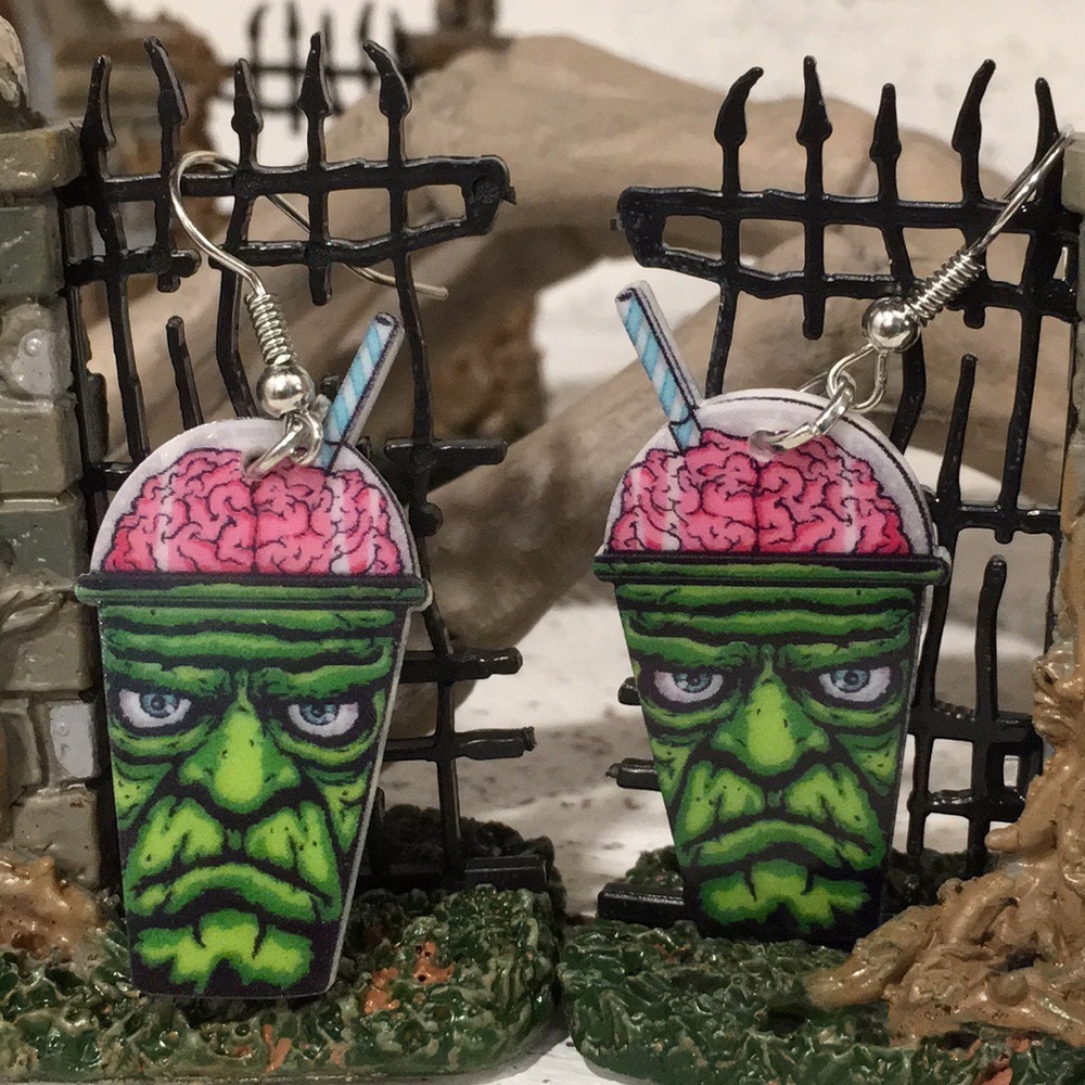 2X HP Zombie Juice Acrylic Earrings - Picture 4 of 6